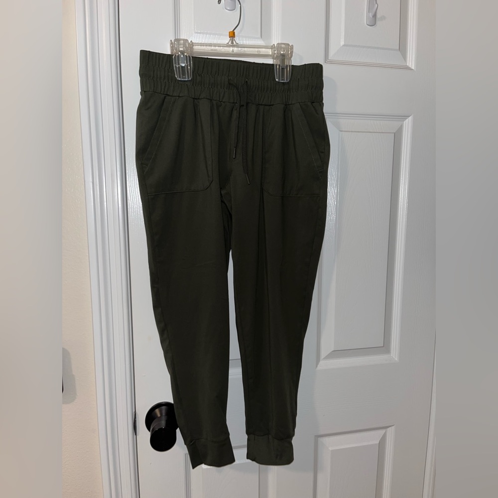 Green joggers